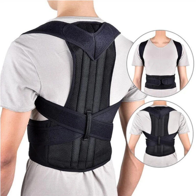 Premium Posture Corrector Adjustable Spine Alignment & Lower Back Support Brace