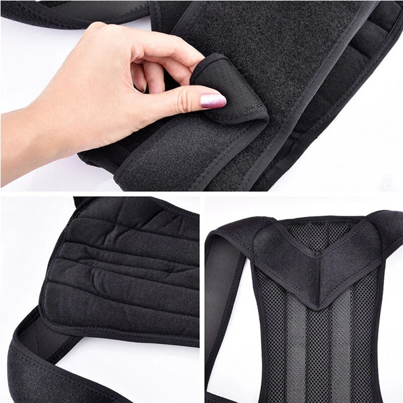 Premium Posture Corrector Adjustable Spine Alignment & Lower Back Support Brace